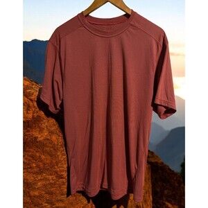 Columbia Shirt Mens Size Extra Large Red GRT Omni Dry Short Sleeve